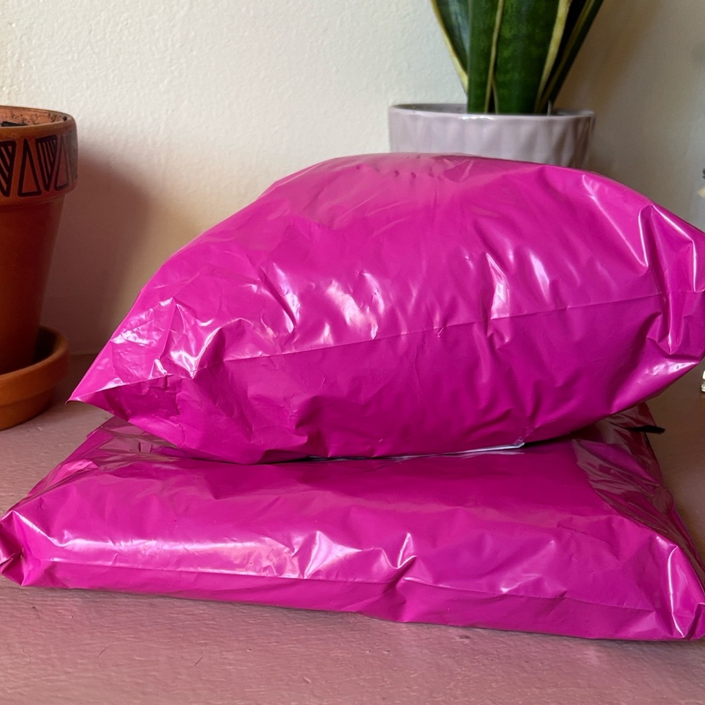 Pink Poly Mailers 10x13 Set of 15